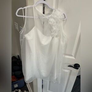 Lucy Paris White Slip Dress
